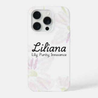 Personalised Liliana Phone Case iPhone 15 Proケース