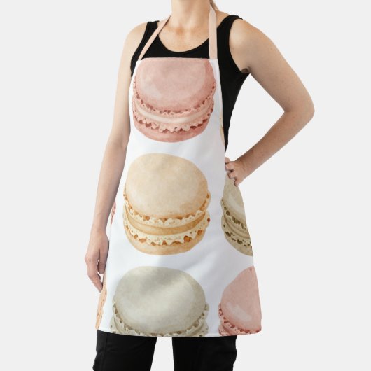 Personalised Macaron Apron – Sweet Kitchen Style エプロン (インサイチュ)