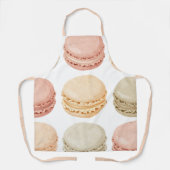 Personalised Macaron Apron – Sweet Kitchen Style エプロン (正面)