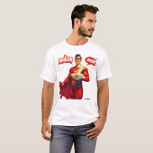 Personalised Makan Man - Singapore Unisex T-shirt Tシャツ (正面フル)