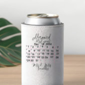 Personalised Married Calendar Date Ceramic  缶クーラー