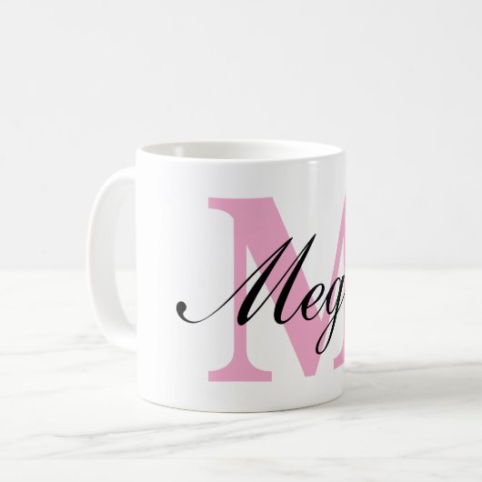 personalised mug コーヒーマグカップ (正面左)