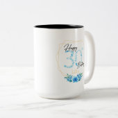 Personalised Mug Birthday Gift for Her With name  ツートーンマグカップ (正面右)