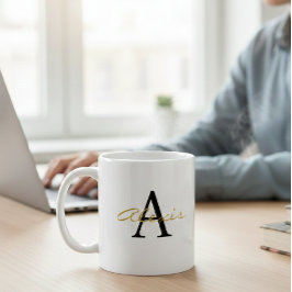 Personalised Mug | Initial and Name Mug | Custom  コーヒーマグカップ