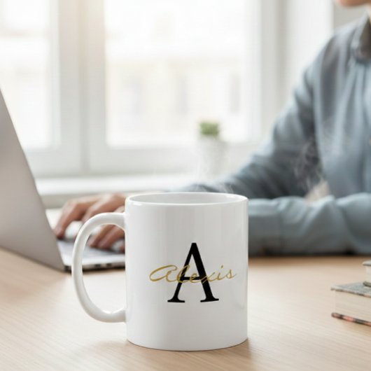 Personalised Mug | Initial and Name Mug | Custom  コーヒーマグカップ