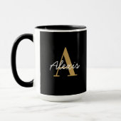 Personalised Mug | Initial and Name Mug | Custom マグカップ (左)