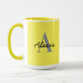 Personalised Mug | Initial and Name Mug | Custom マグカップ (左)