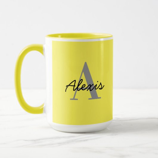 Personalised Mug | Initial and Name Mug | Custom マグカップ (左)