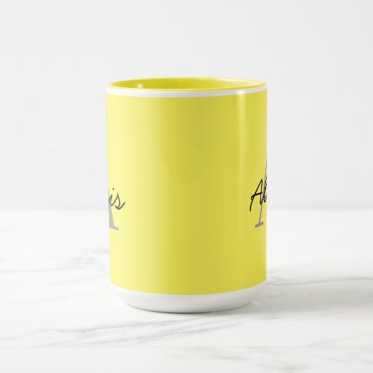 Personalised Mug | Initial and Name Mug | Custom マグカップ (中央)