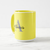 Personalised Mug | Initial and Name Mug | Custom マグカップ (正面左)