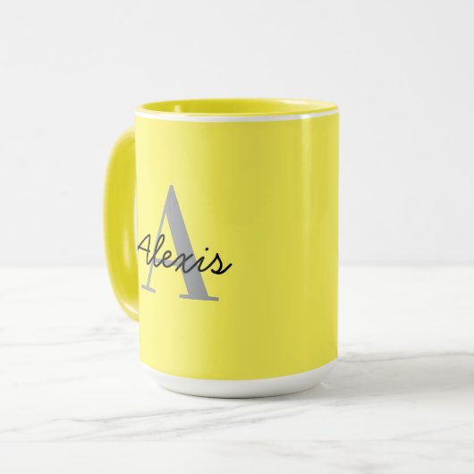 Personalised Mug | Initial and Name Mug | Custom マグカップ (正面左)