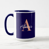 Personalised Mug | Initial and Name Mug | Custom  マグカップ (左)