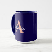 Personalised Mug | Initial and Name Mug | Custom  マグカップ (正面左)