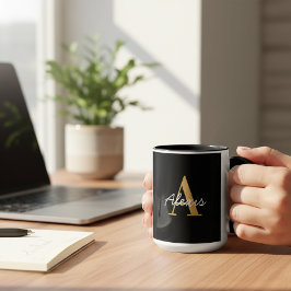 Personalised Mug | Initial and Name Mug | Custom  マグカップ