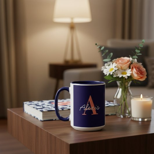 Personalised Mug | Initial and Name Mug | Custom  マグカップ