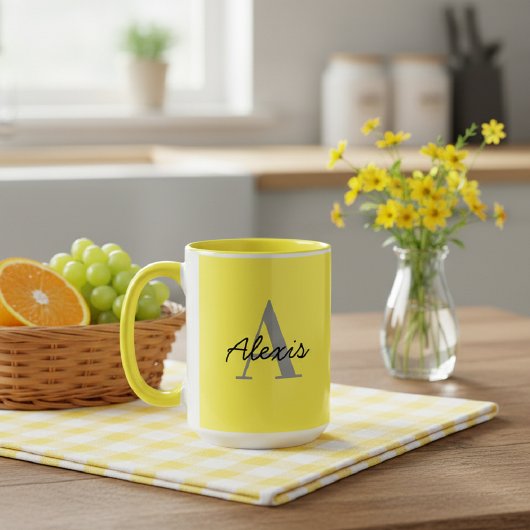 Personalised Mug | Initial and Name Mug | Custom マグカップ