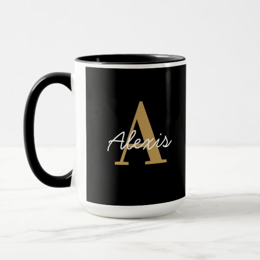 Personalised Mug | Initial and Name Mug | Custom  マグカップ (左)