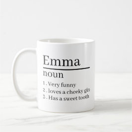 Personalised Name Definition Gifts Ideas Presents コーヒーマグカップ
