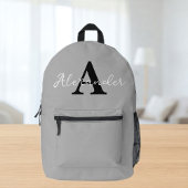 Personalised Name Initial Backpack プリントバックパック