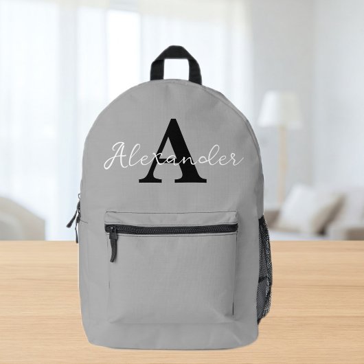 Personalised Name Initial Backpack プリントバックパック