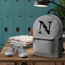 Personalised Name Initial Backpack for kids 