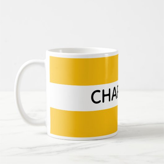 Personalised name mug コーヒーマグカップ (左)