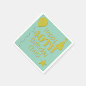 personalised napkins スタンダードカクテルナプキン (角)