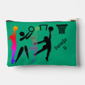 Personalised Netball Cosmetic Bag アクセサリーポーチ (裏面)
