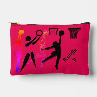 Personalised Netball Cosmetic Bag アクセサリーポーチ