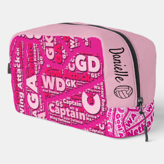 Personalised Netball Cosmetic Bag ドップキット