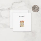 Personalised New House Announcement Card. ノートカード (正面/裏面インサイチュ)