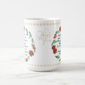 personalised New Year Mug for Mom – Double Message コーヒーマグカップ (中央)