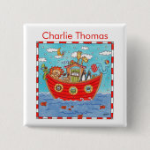 Personalised Noah's Ark  缶バッジ (正面)