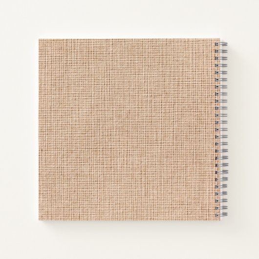 Personalised Notebook - Colourful Glitter Flowers ノートブック (裏面)