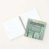 Personalised Notebook - Pastel Green Forest ノートブック (内部)