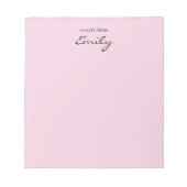 Personalised notepad ノートパッド (正面)