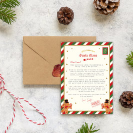 Personalised Official Letter from Santa Nice List 招待状