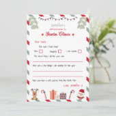 Personalised Official Letter to Santa North Pole 招待状 (スタンド正面)