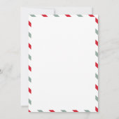 Personalised Official Letter to Santa North Pole 招待状 (裏面)