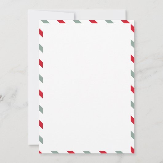 Personalised Official Letter to Santa North Pole 招待状 (裏面)