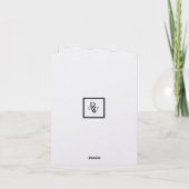 Personalised Penguin Christmas Card カード (裏面)