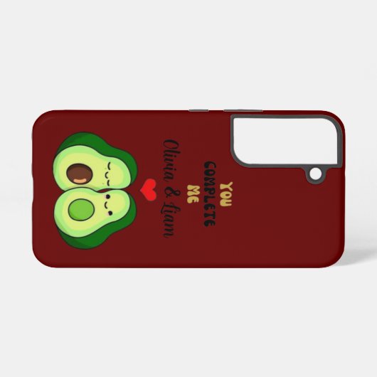 personalised phone case, Valentine's day gift. Samsung Galaxyケース (裏面横)