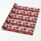 Personalised Photo and Name Wrapping Paper ラッピングペーパー (アンロールド)
