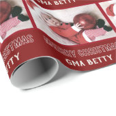 Personalised Photo and Name Wrapping Paper ラッピングペーパー (ロールコーナー)
