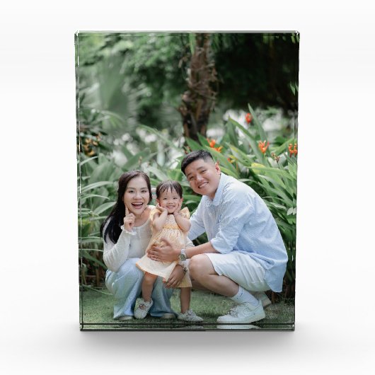 Personalised Photo Birthday Custom Present Wedding フォトブロック (正面)