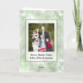 Personalised Photo Christmas Card for Grandparents カード (裏面)