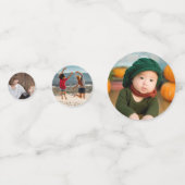 Personalised Photo Confetti for table decoration コンフェッティ (裏面)