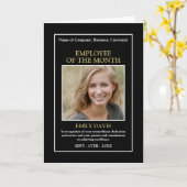 Personalised Photo - Employee Award Card カード (黄色い花)