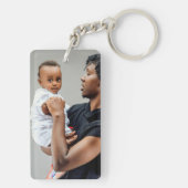Personalised Photo Keyring With New Born Baby キーホルダー (裏面)