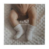 Personalised Photo Your Own Picture Ceramic Tile. タイル (正面)